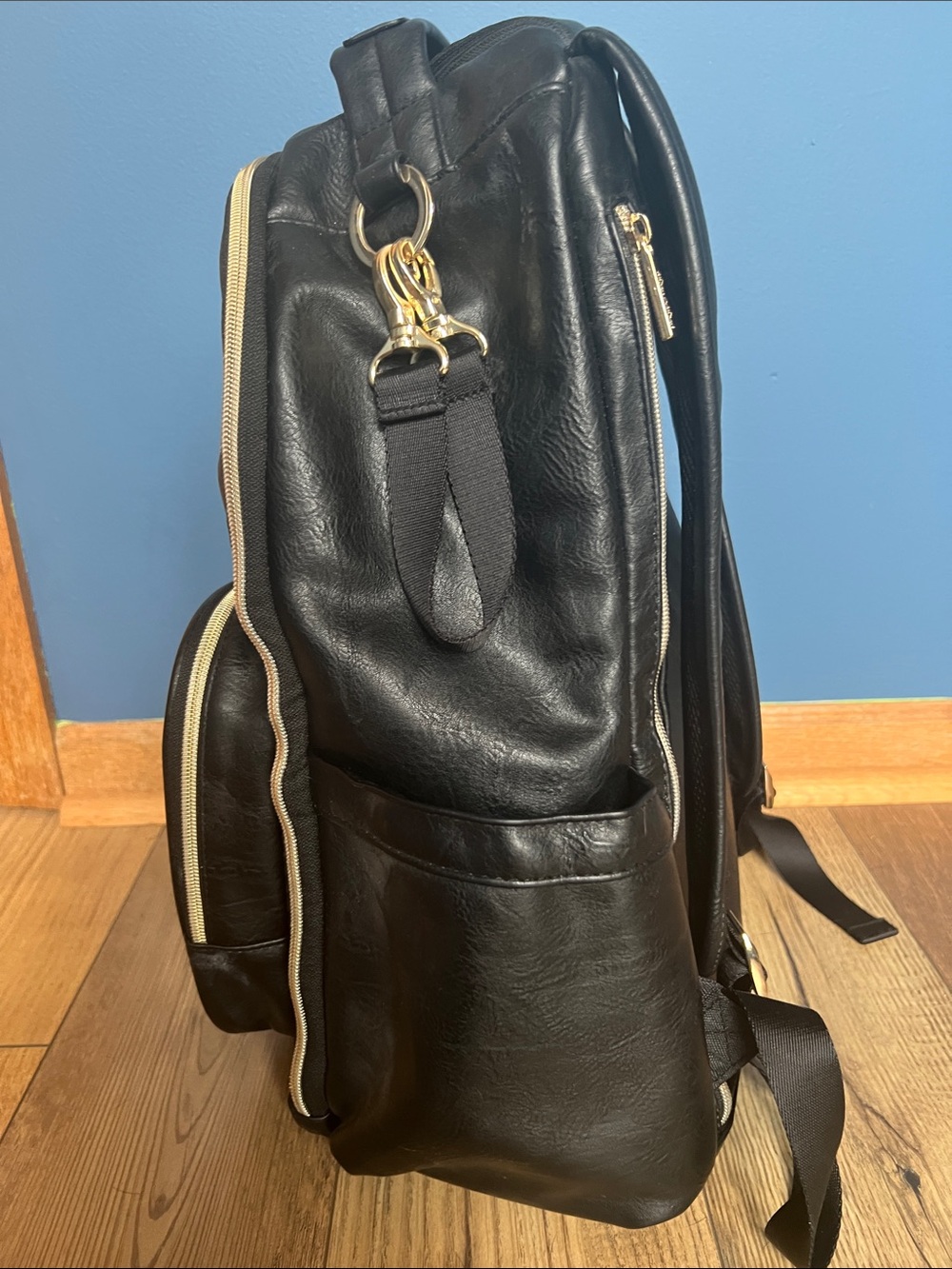 Chelsea + Cole For Itzy Ritzy Diaper Bag The Boss Studded Backpack - Picture 6 of 14